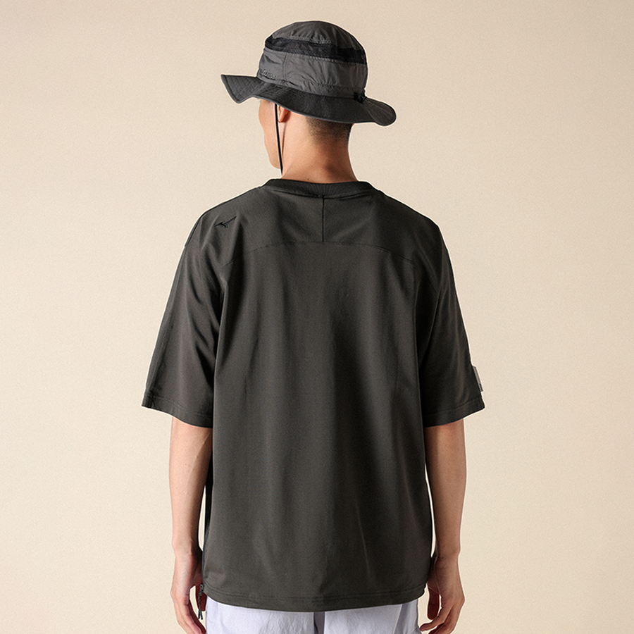 Mizuno High Gage Pullover Peat Charcoal